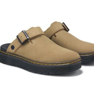 Dr. Martens Tan Suede Slip-Ons
